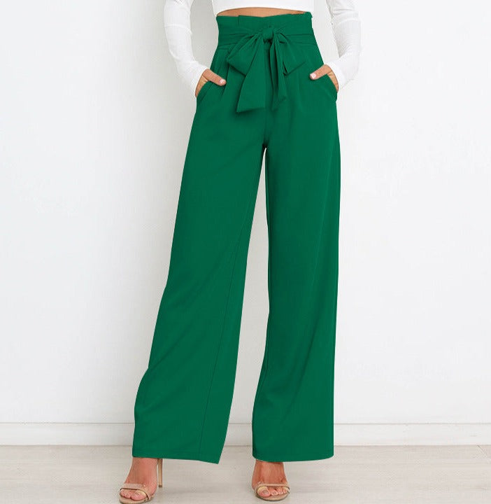 ELIZA - Hose mit hoher Taille und weitem Bein für Damen