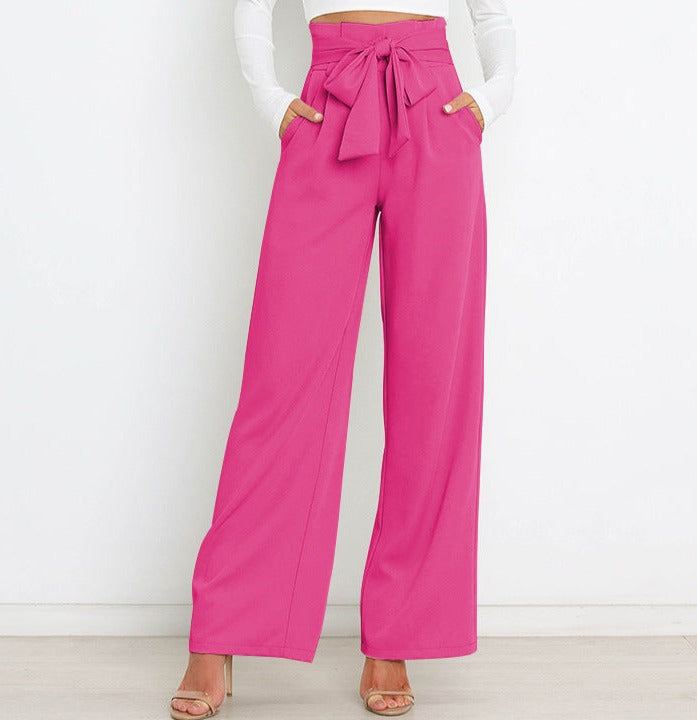 ELIZA - Hose mit hoher Taille und weitem Bein für Damen