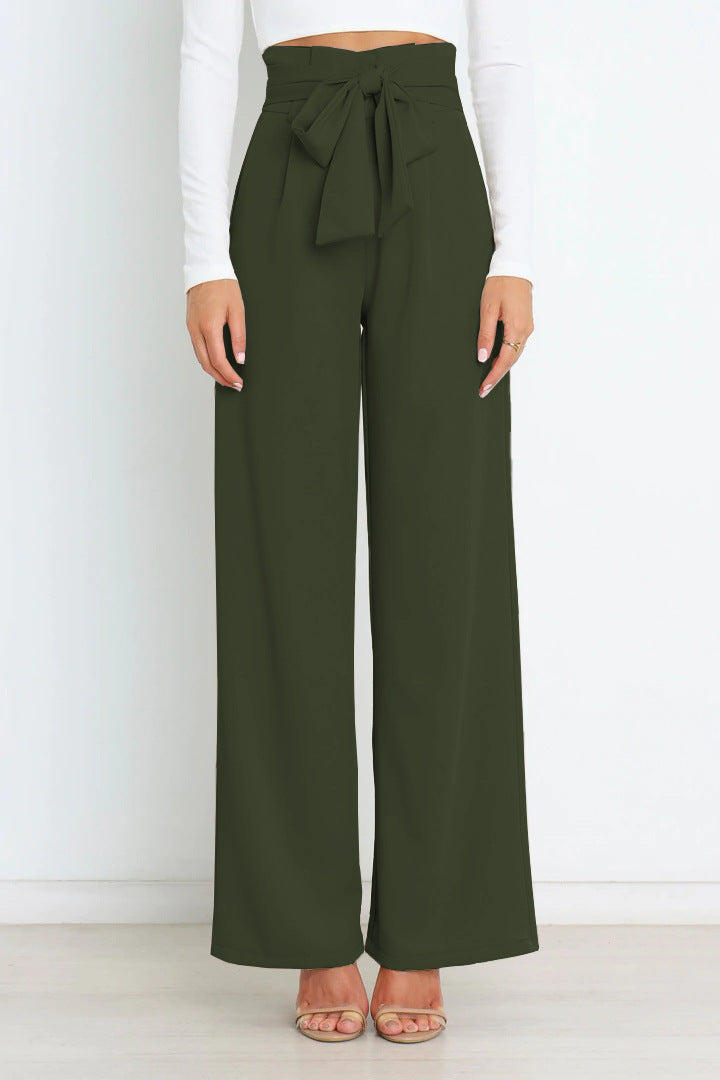 ELIZA - Hose mit hoher Taille und weitem Bein für Damen