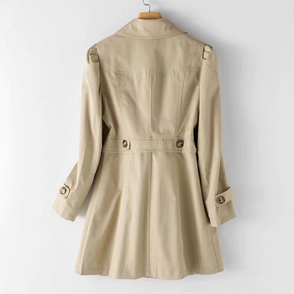ELVINA – Stijlvolle Tussenjas Trenchcoat voor Dames, Perfect voor Lente en Herfst