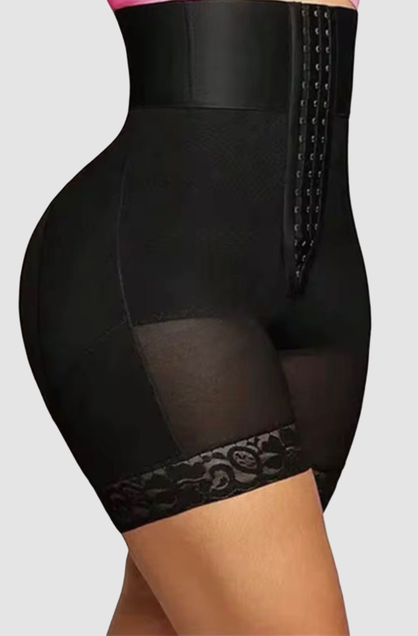 Valere | Hoog Getaileerde Body Shapewear | Met Haak en Oogsluiting - Rits voor Toilet Gebruik