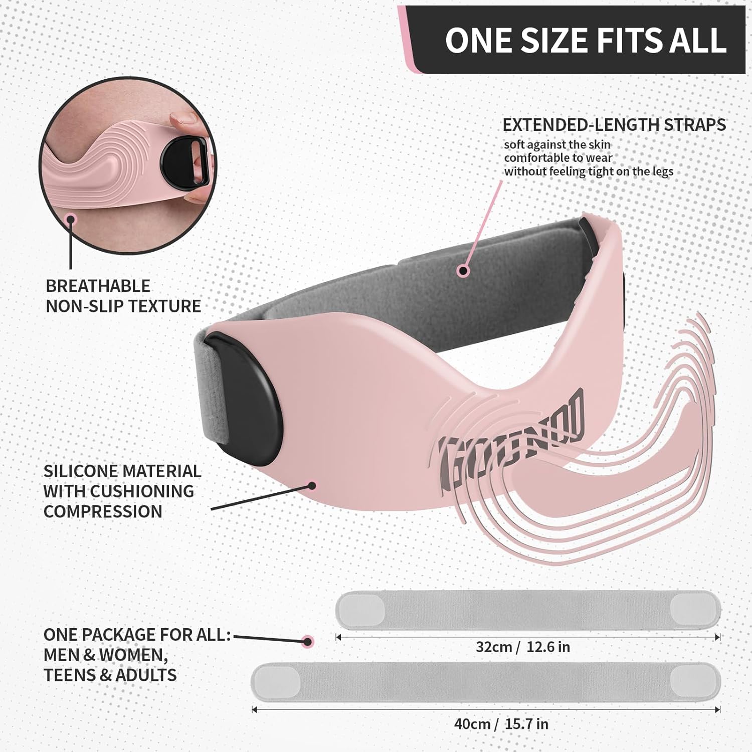 Patellaire steunband voor kniepijn en peesontsteking (inclusief 2 banden)