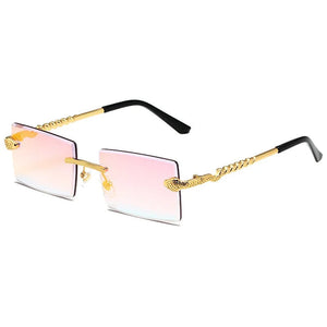 Unisex zonnebril zwart kunststof UV-400 vintage ontwerp