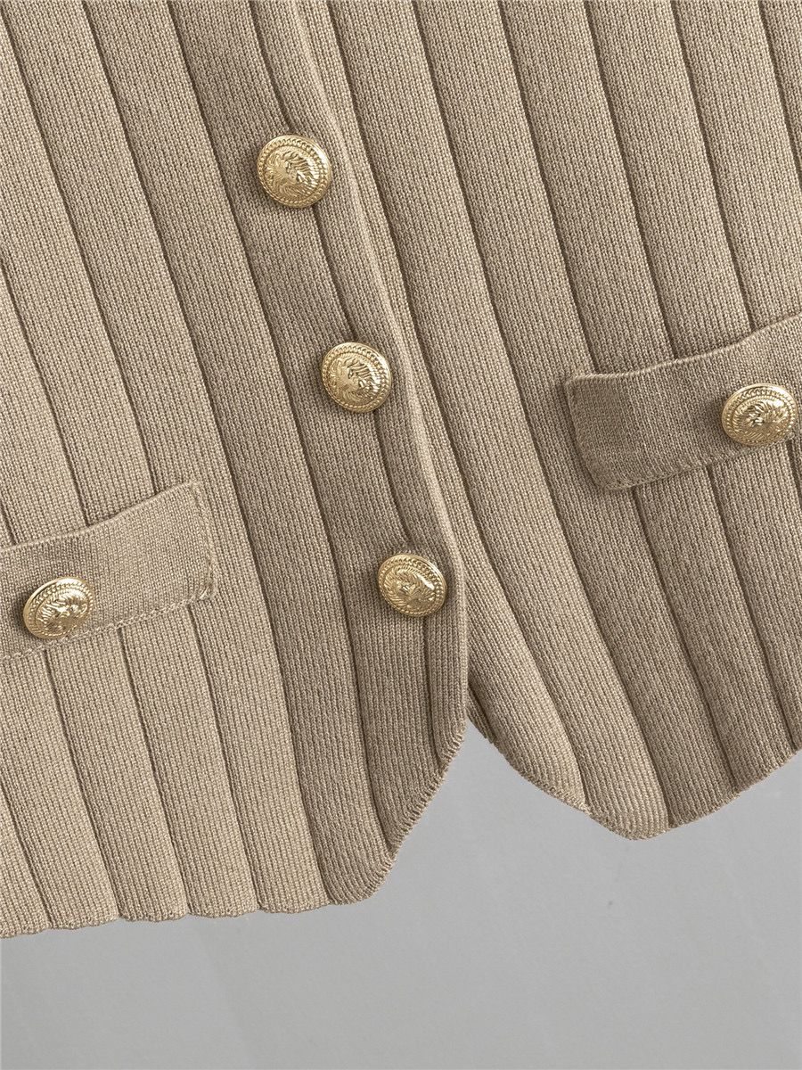 ELIANNA – Eleganter gestrickter zweiteiliger Damenanzug mit luxuriösen Details