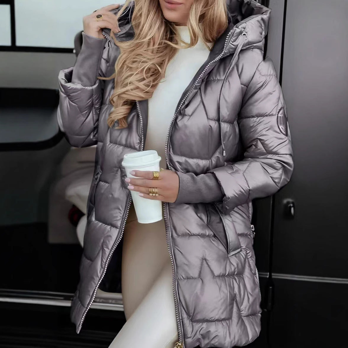 ModaNoma Herfstjas Dames met Capuchon