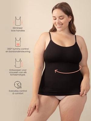 CurveSmooth Cami Top – Ronde Hals