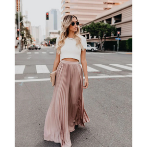 Emilietta - Elegante geplooide lange rok