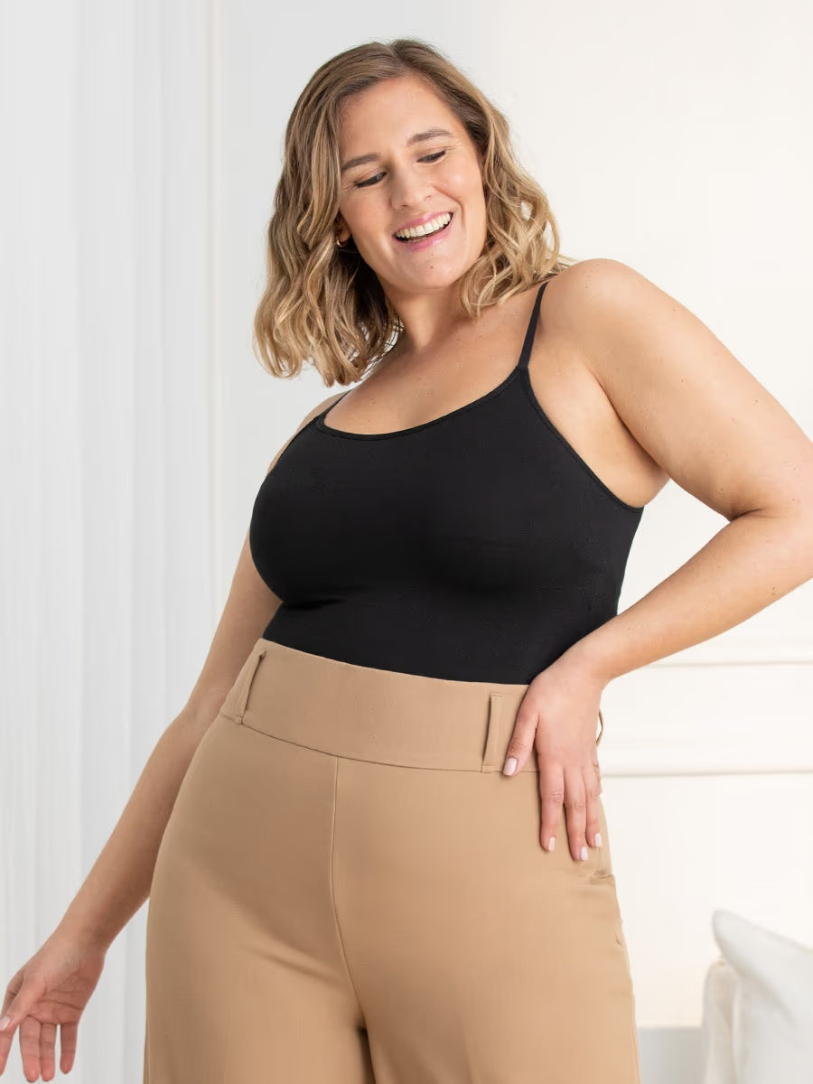 CurveSmooth Cami Top – Ronde Hals