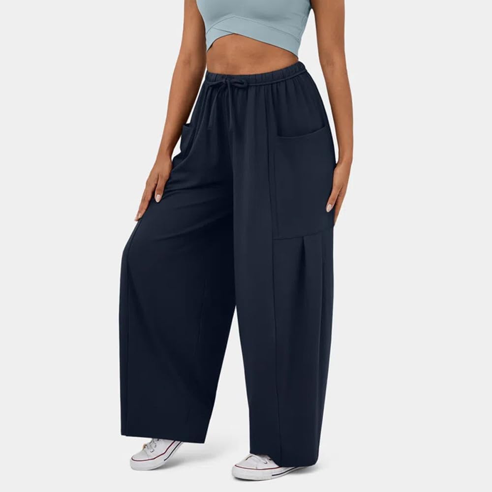 Fiona | Comfortabele & Elastische Luchtige Wijde Broek