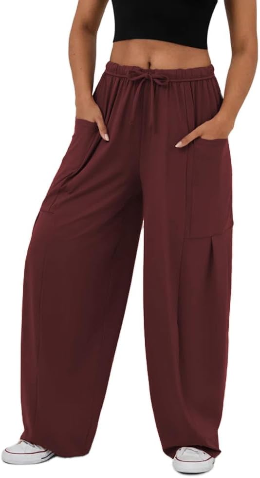Fiona | Comfortabele & Elastische Luchtige Wijde Broek