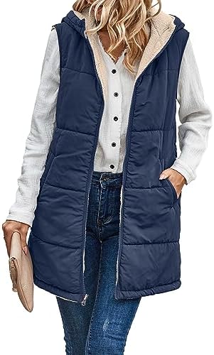 VIVERA - Dames Omkeerbare Bodywarmer met fleece en ritssluiting