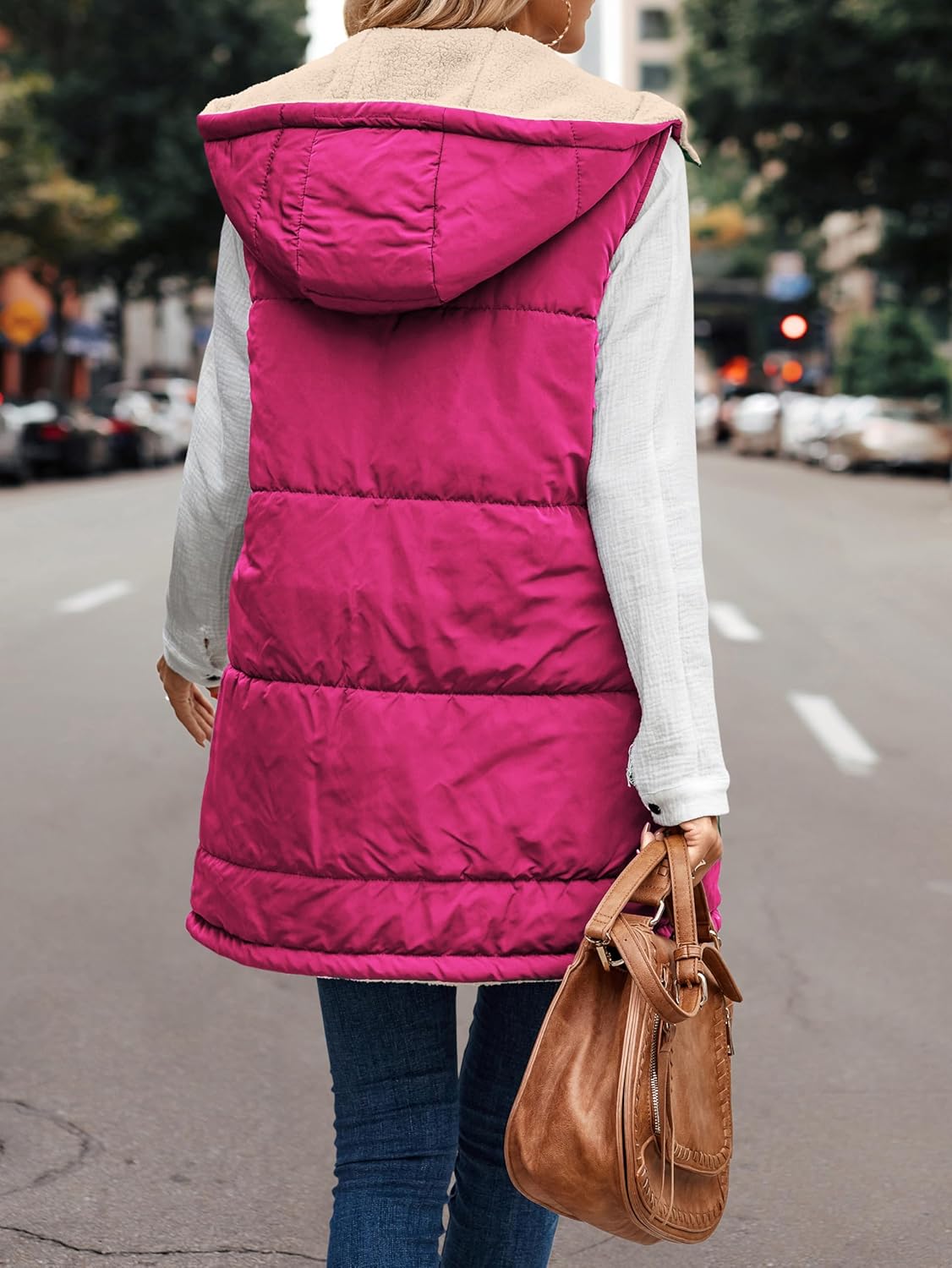 VIVERA - Dames Omkeerbare Bodywarmer met fleece en ritssluiting