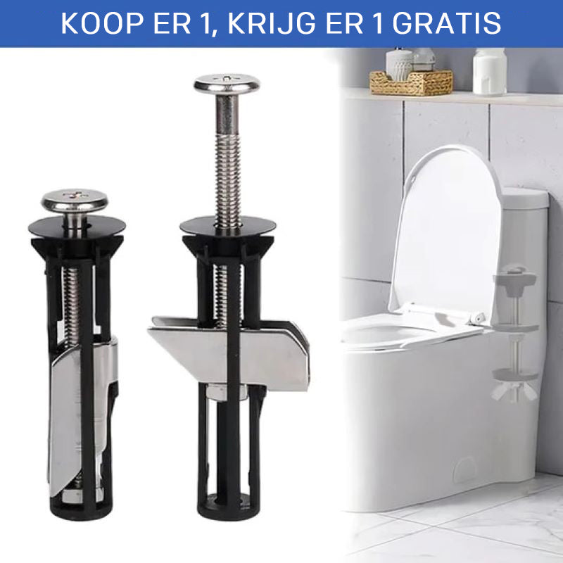 Zware bevestigingsboutset voor toiletzitting