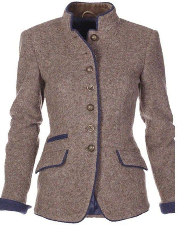 GiorgioConti Elegante Gestructureerde Blazer Met Een Opvallende Feed
