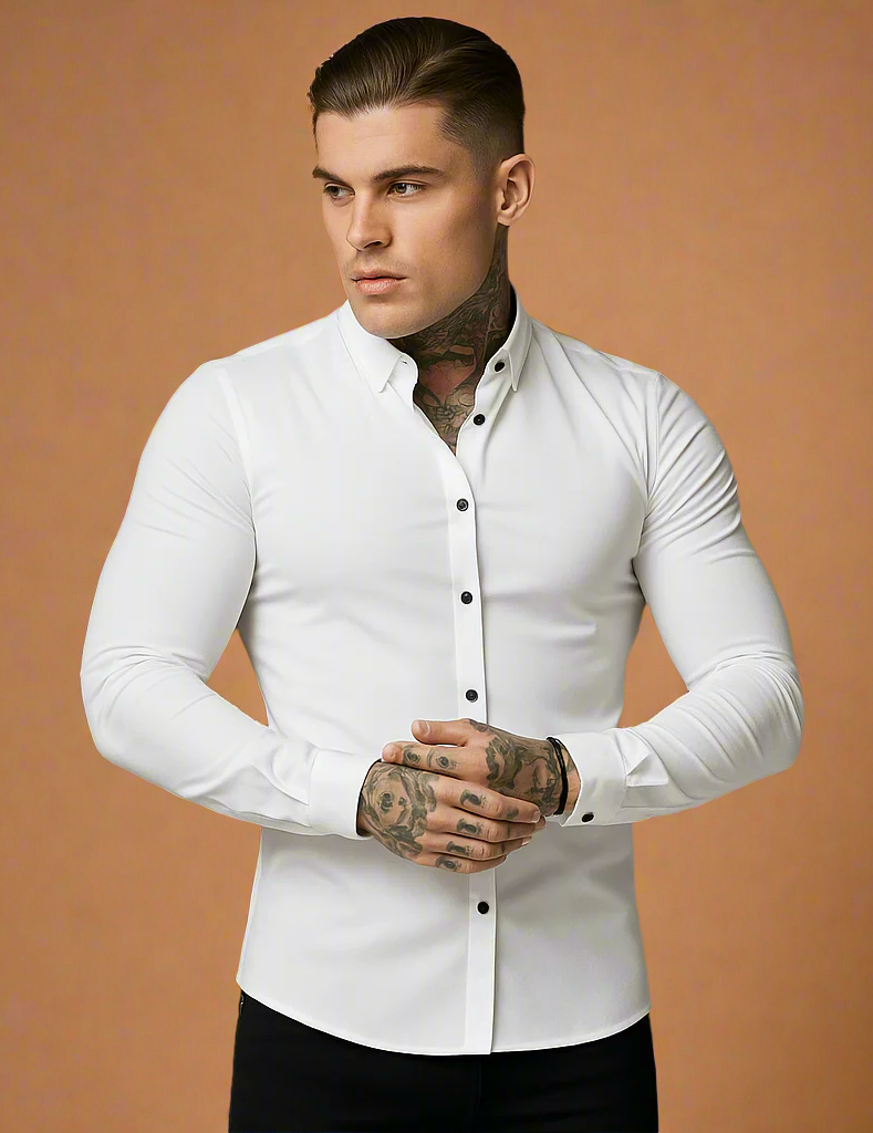 Orion – Camicia slim fit da uomo con vestibilità moderna