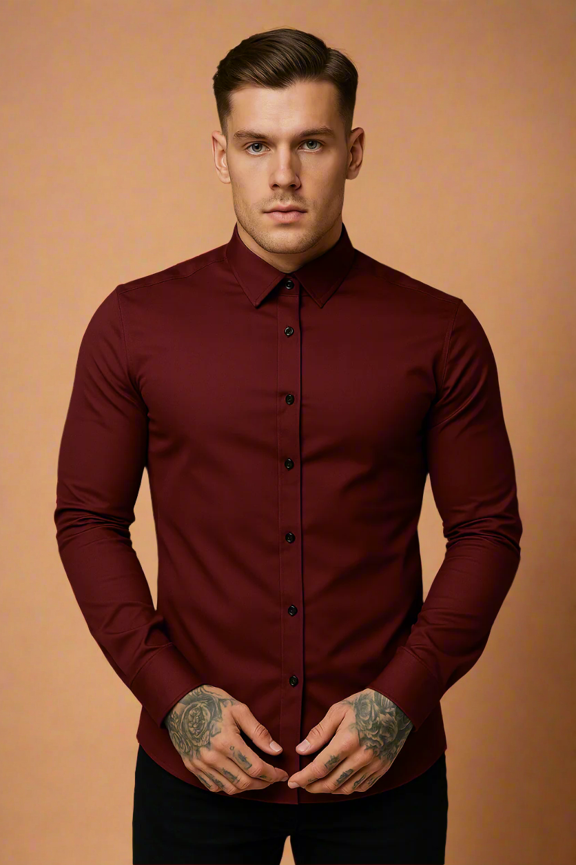 Orion – Camicia slim fit da uomo con vestibilità moderna