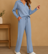 Casual katoenen trui en broek voor dames