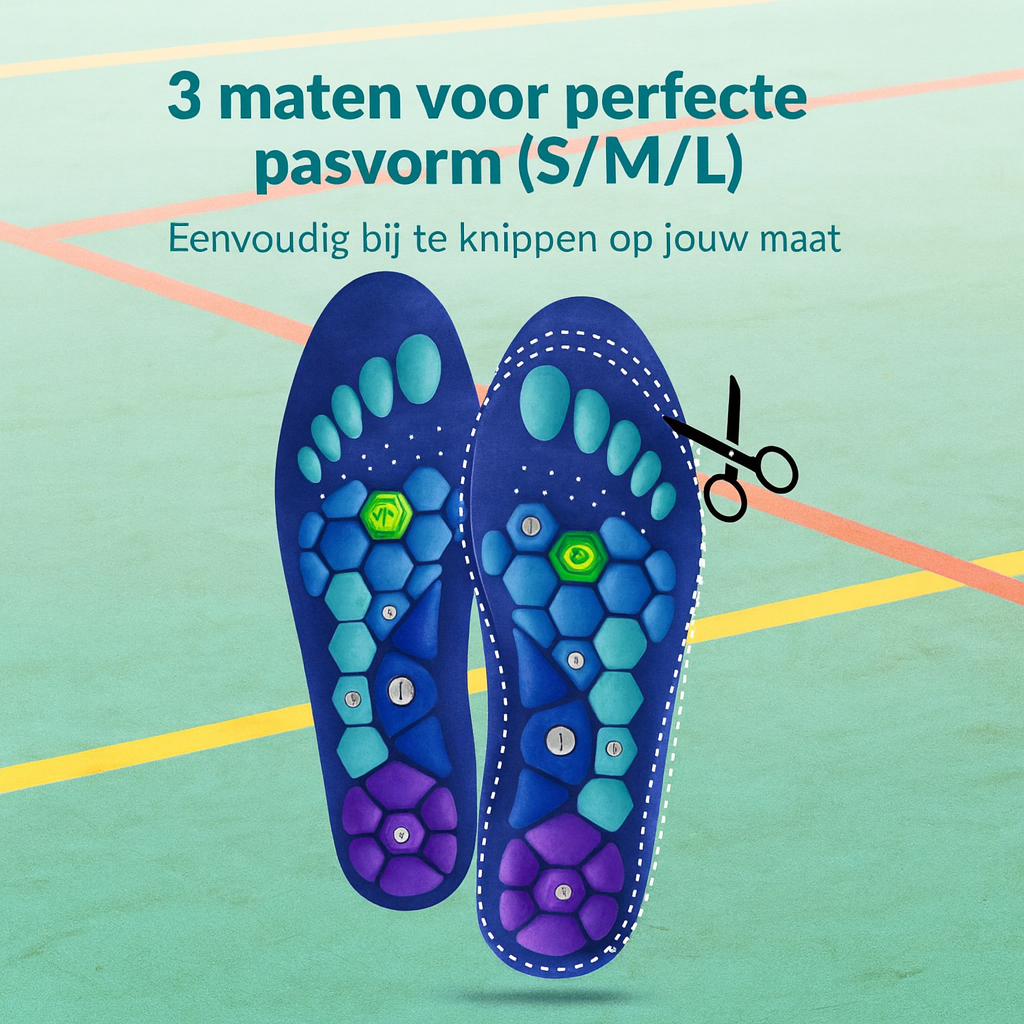 OrtoX™ Magnetische Inlegzolen