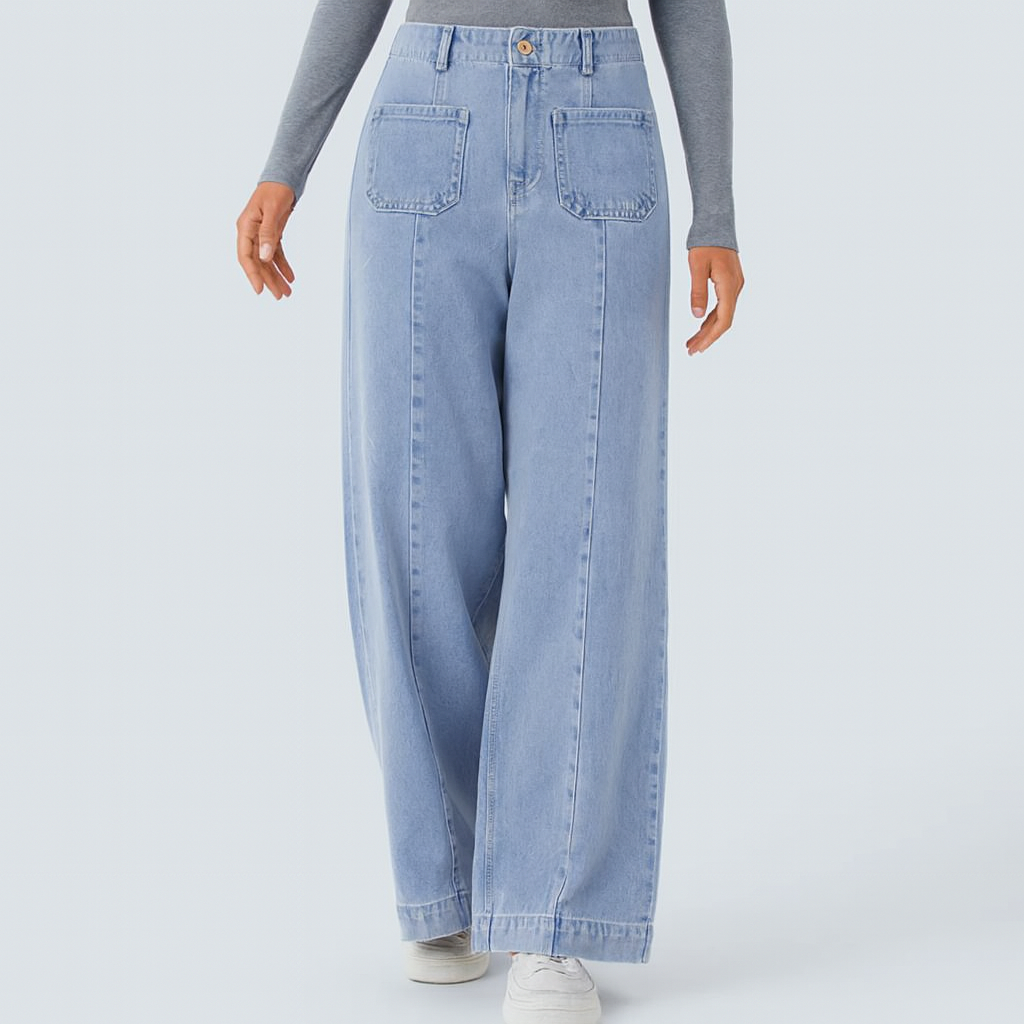Nicole | Comfortabele & Casual Broek Met Wijde Pijpen