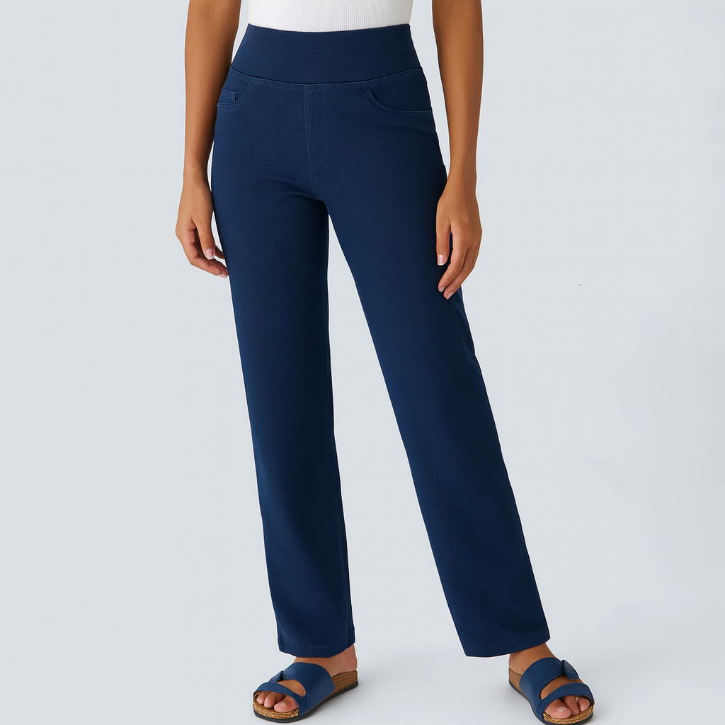 Isabella | Elastische & Comfortabele Broek Met Hoge Taille