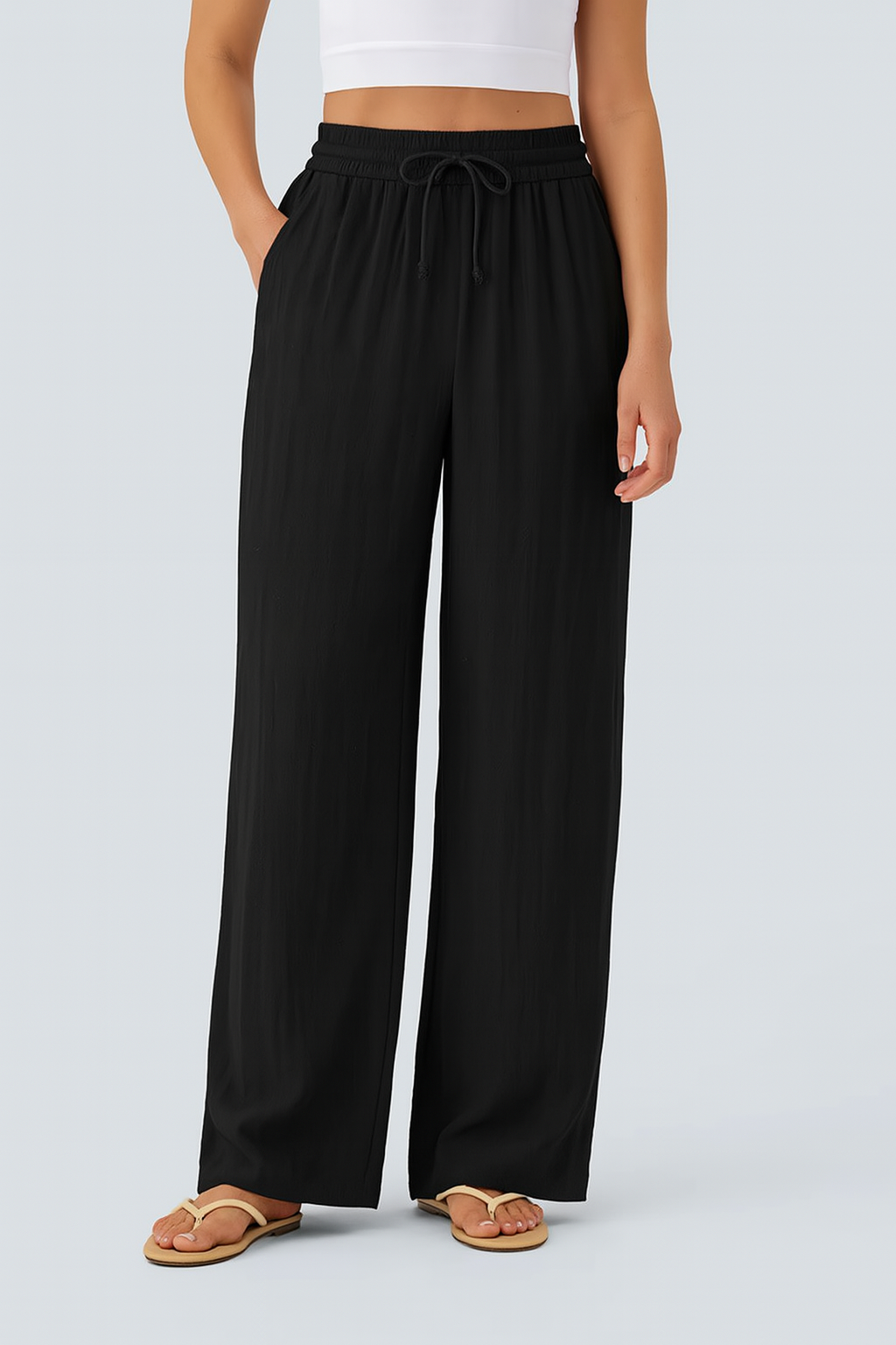 Lisa | Comfortabele & Luchtige Linnen Broek met Elegante Pijpen | 1+1 Gratis