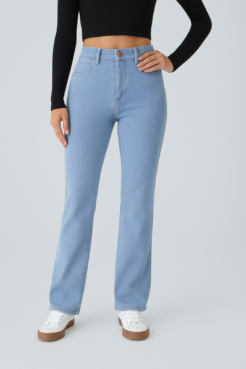 JeanFlex™ Mid Rise Stretchy Casual Jeans