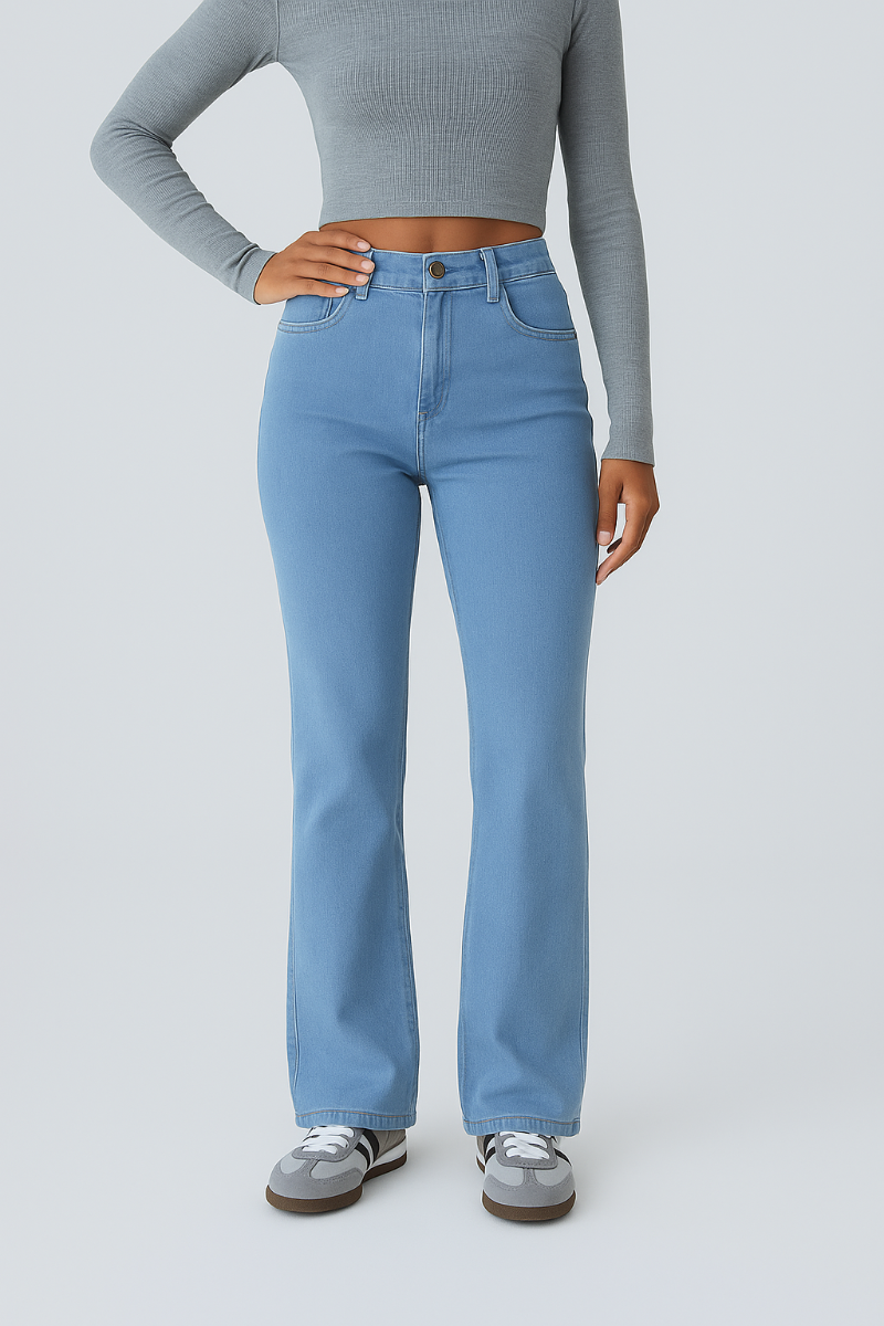 JeanFlex™ Mid Rise Stretchy Casual Jeans