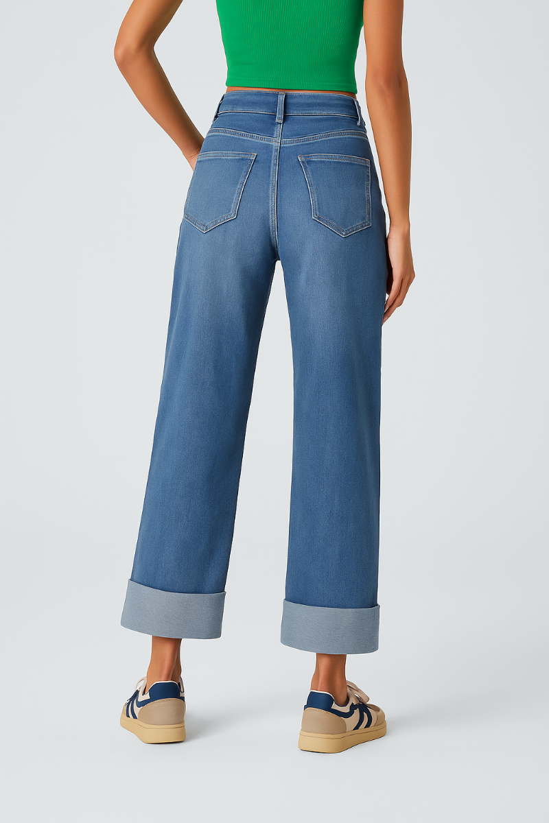 Serenita - Wide Leg Stretch Jeans
