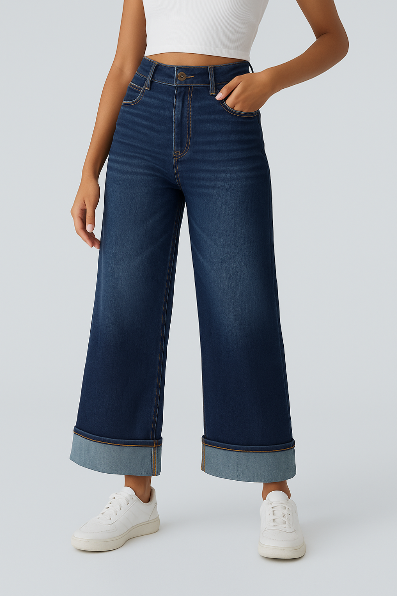 Serenita - Wide Leg Stretch Jeans