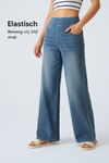 Wide Flex™ High Waisted Zomerjeans met Stretch & Zakken