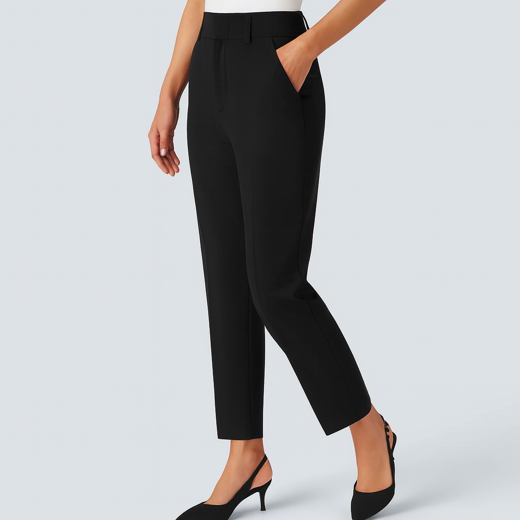 Megan | Comfortabele & Elastische Broek Met Hoge Taille