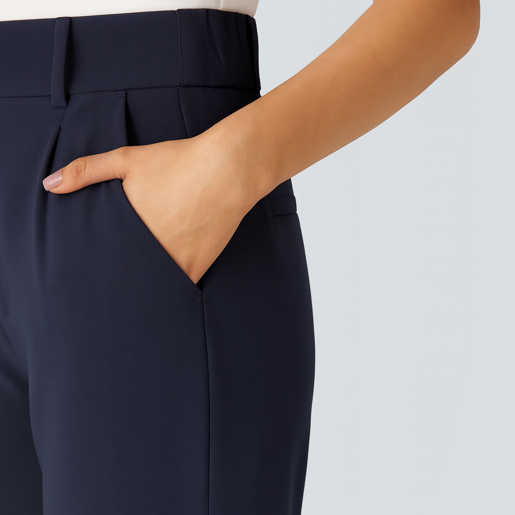 Megan | Comfortabele & Elastische Broek Met Hoge Taille
