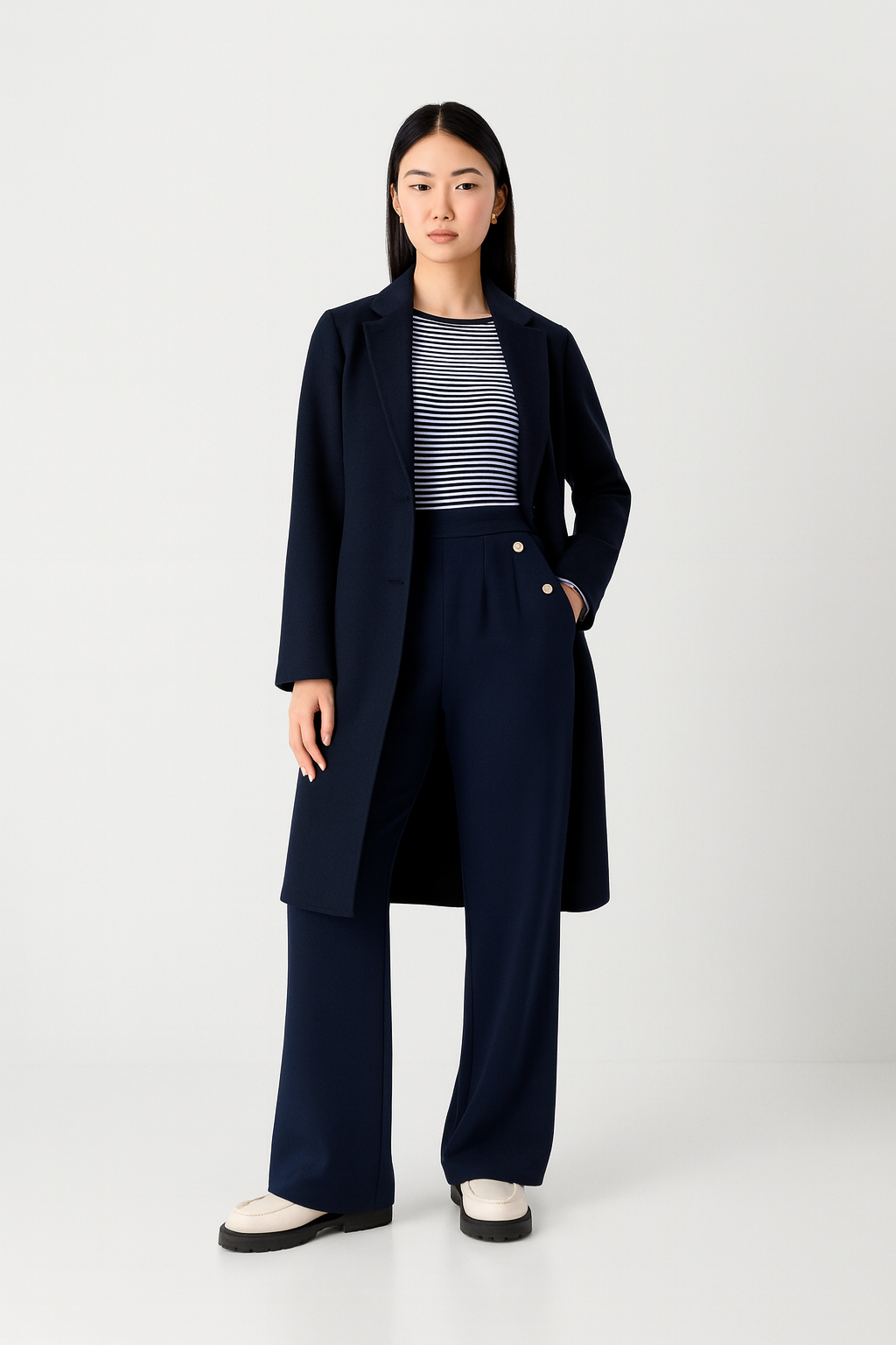 Emma | Comfortabele broek met hoge taille