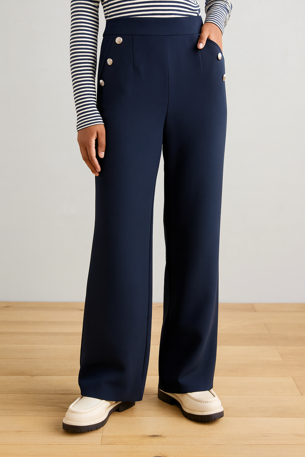 Emma | Comfortabele broek met hoge taille