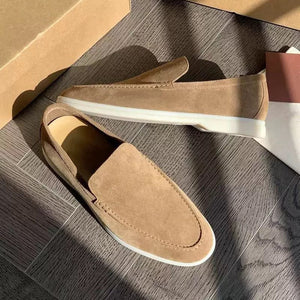 MARZANO - Suède heren loafers met lichtgewicht zool voor werk & vrije tijd