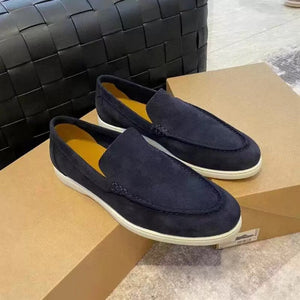 MARZANO - Suède heren loafers met lichtgewicht zool voor werk & vrije tijd
