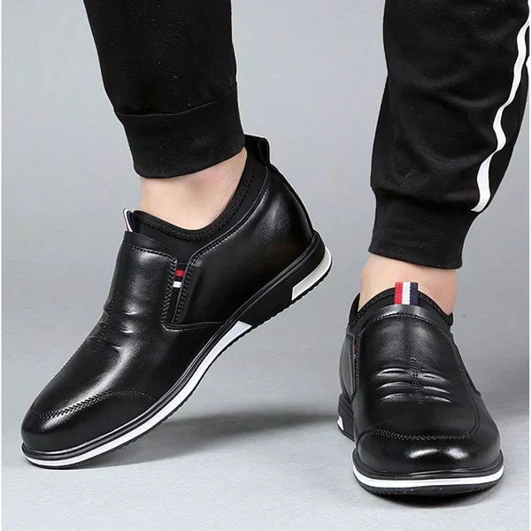 Mocassins heren zwart leer Elegant voor formele gelegenheden en dagelijks gebruik