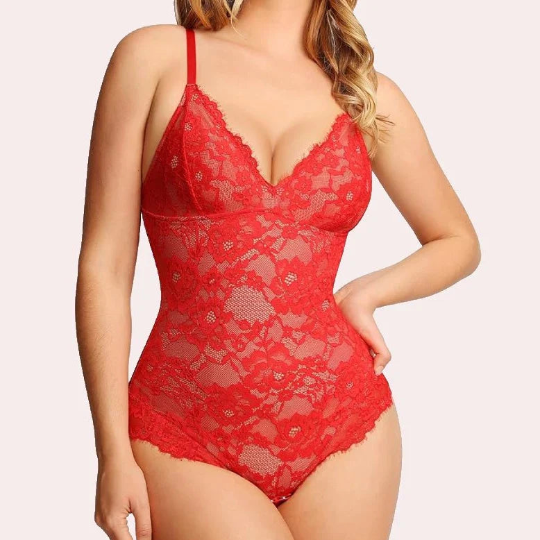 Vinea™ Shaping bodysuit met kant