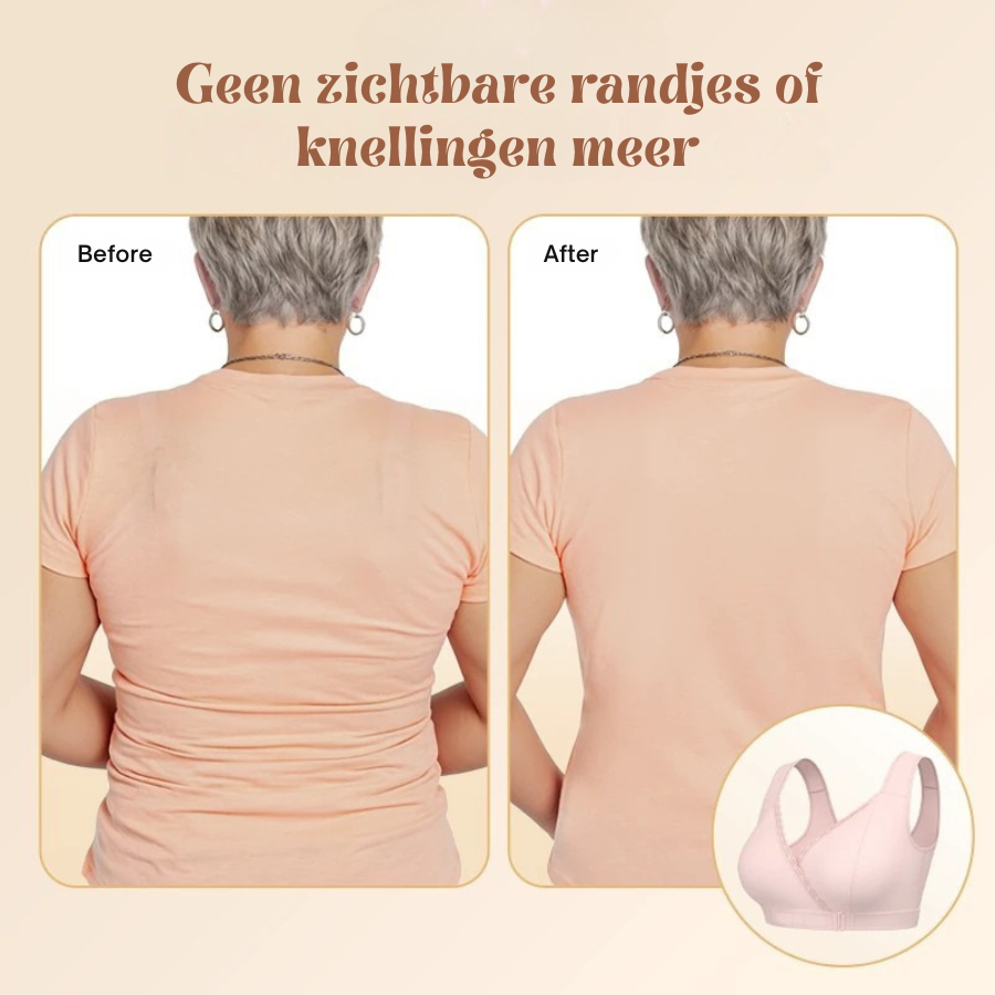 Fiona – Comfortabele Voorsluit BH - 1+1 Gratis!