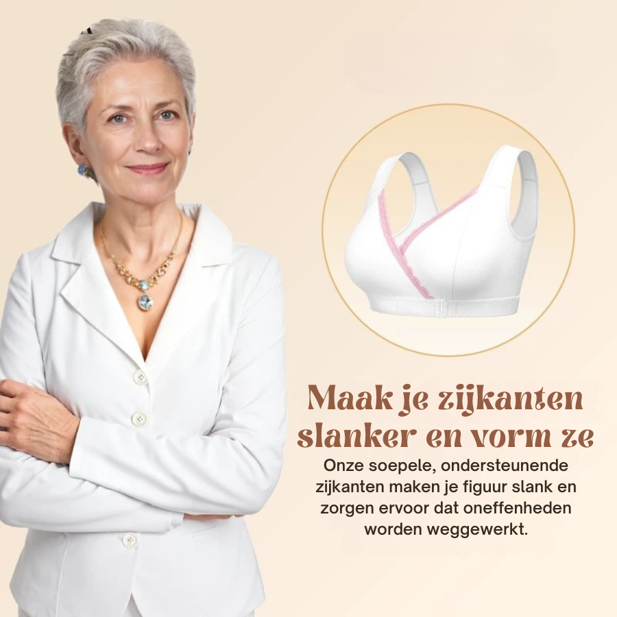 Fiona – Comfortabele Voorsluit BH - 1+1 Gratis!