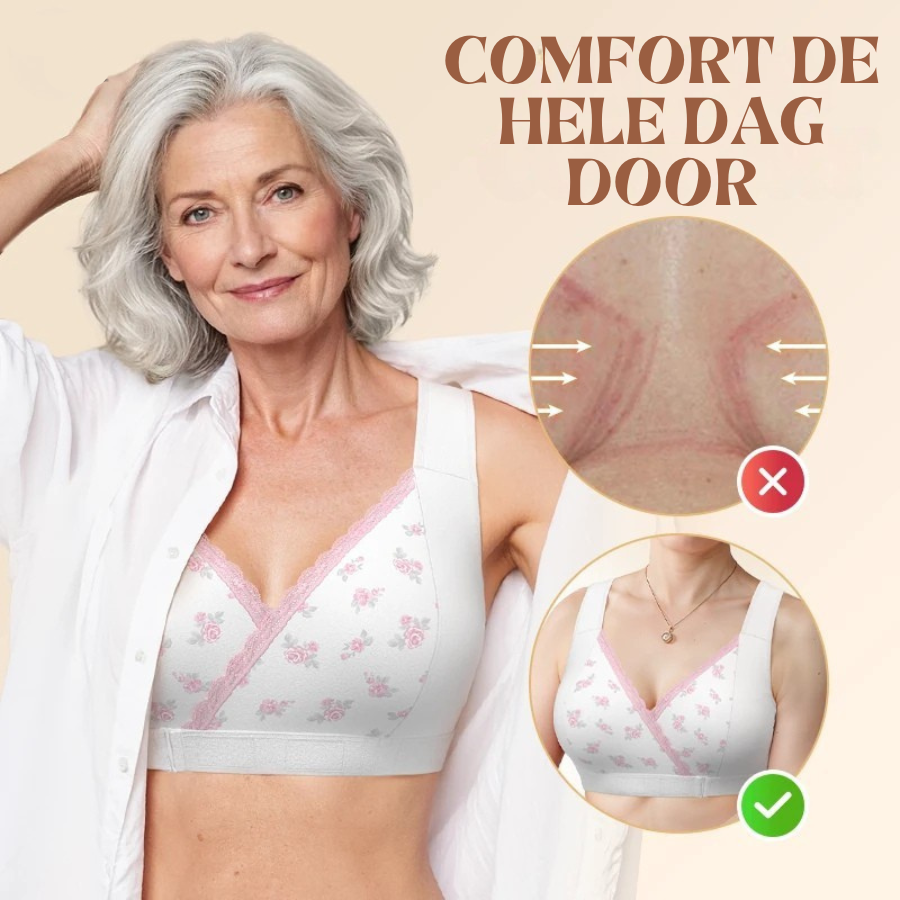 Fiona – Comfortabele Voorsluit BH - 1+1 Gratis!