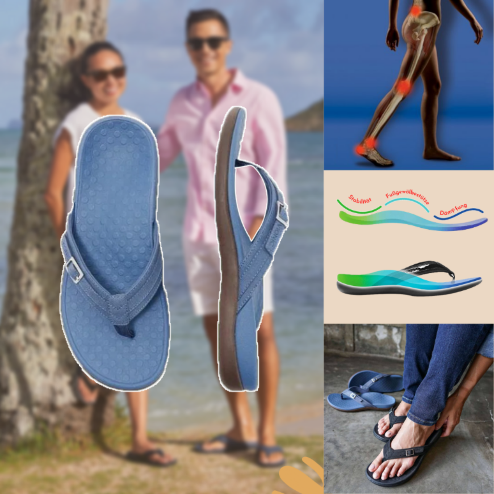 Foot Heaven -  Orthopedische zomersandalen voor ultiem comfort