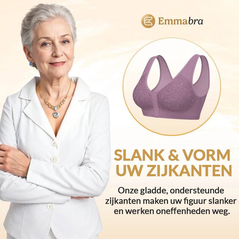 Emma bh  - Comfortabele en handige beha met sluiting aan de voorkant,