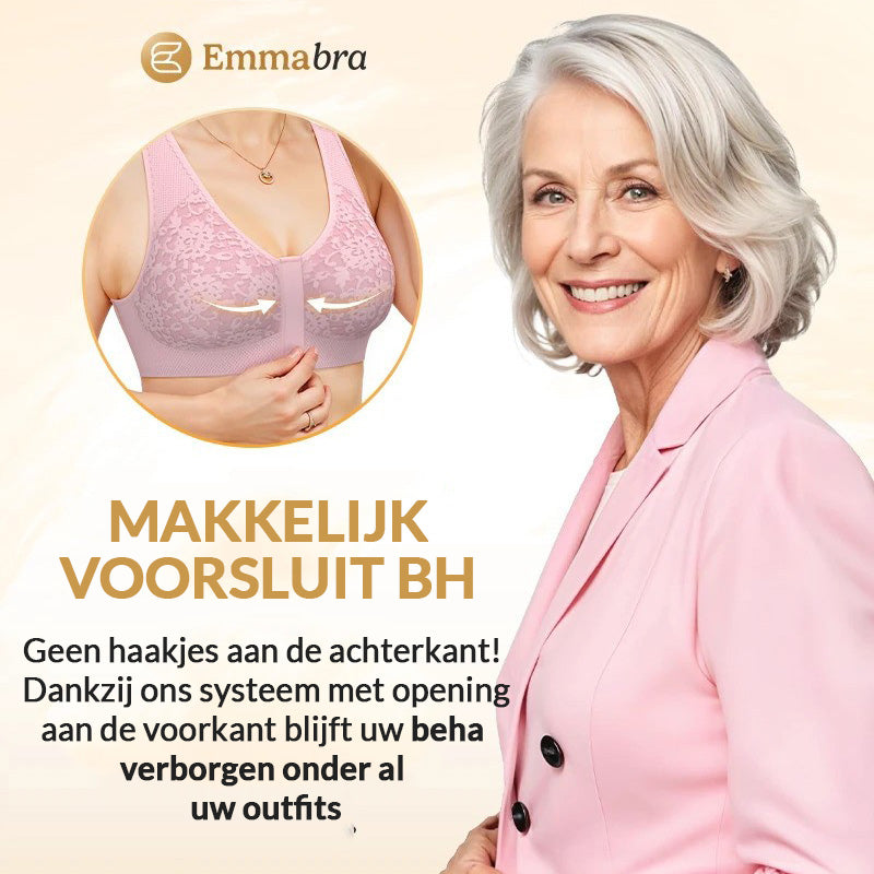 Emma bh  - Comfortabele en handige beha met sluiting aan de voorkant,