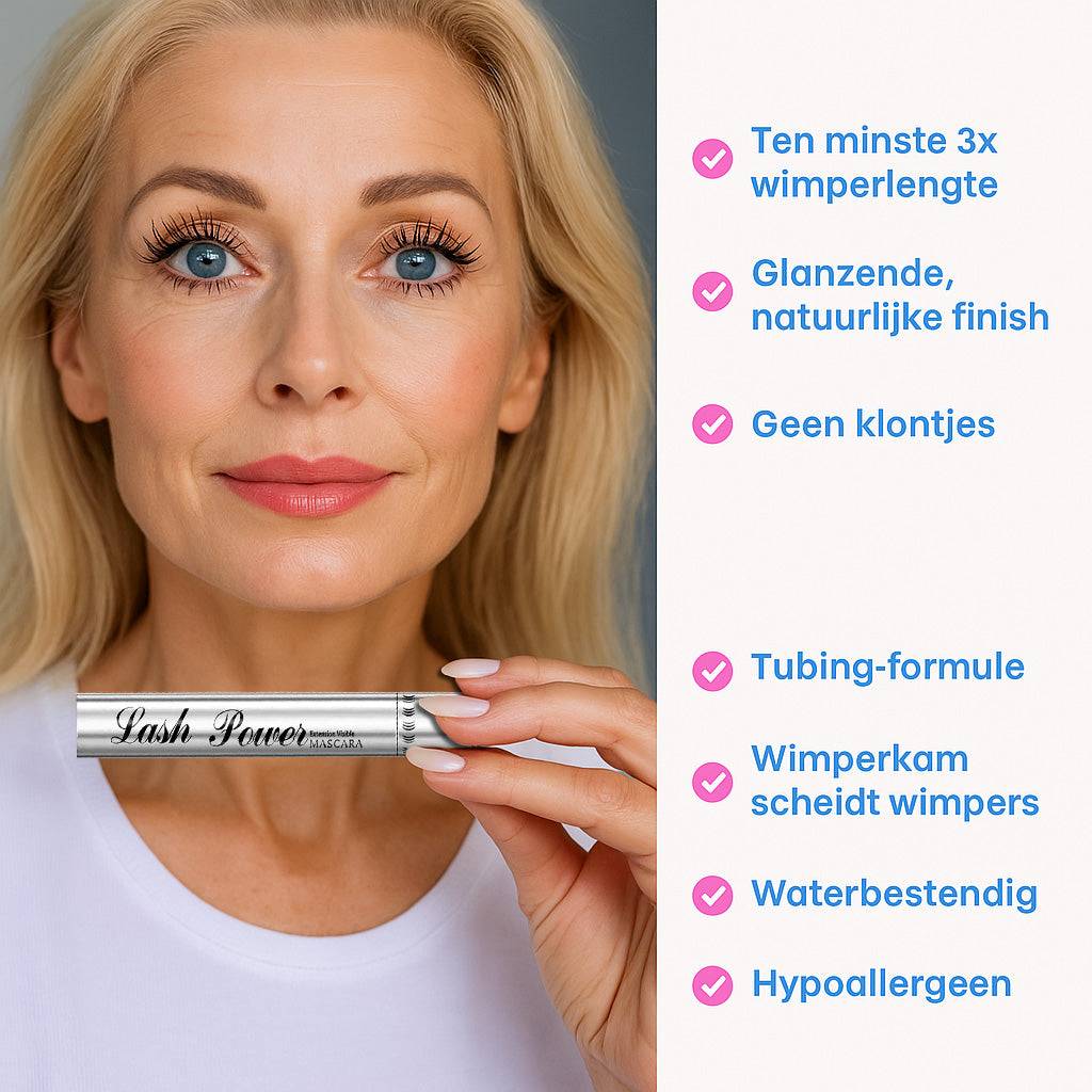 LashPower - Pro-age mascara voor oudere vrouwen