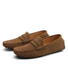 VERONA - Mocasines de cuero para hombre estilo italiano, ajuste cómodo, diseño minimalista