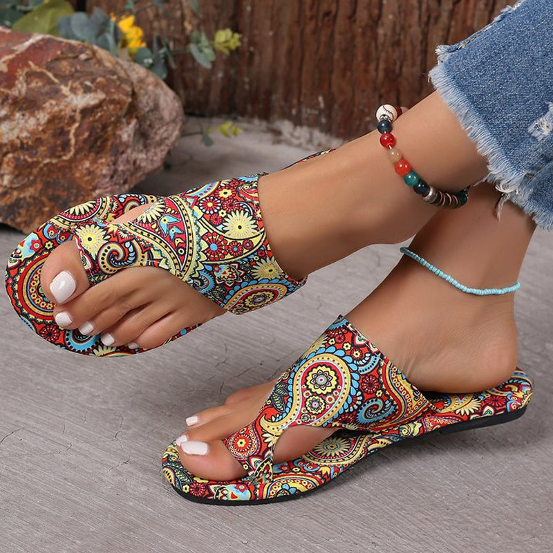 Samantha - Lichtgewicht orthopedische platte sandalen voor dames