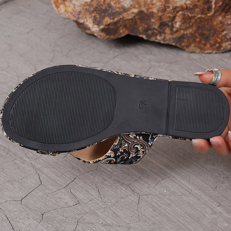 Samantha - Lichtgewicht orthopedische platte sandalen voor dames