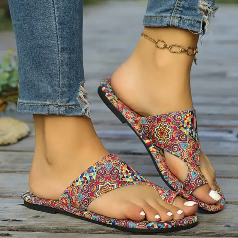 Samantha - Lichtgewicht orthopedische platte sandalen voor dames